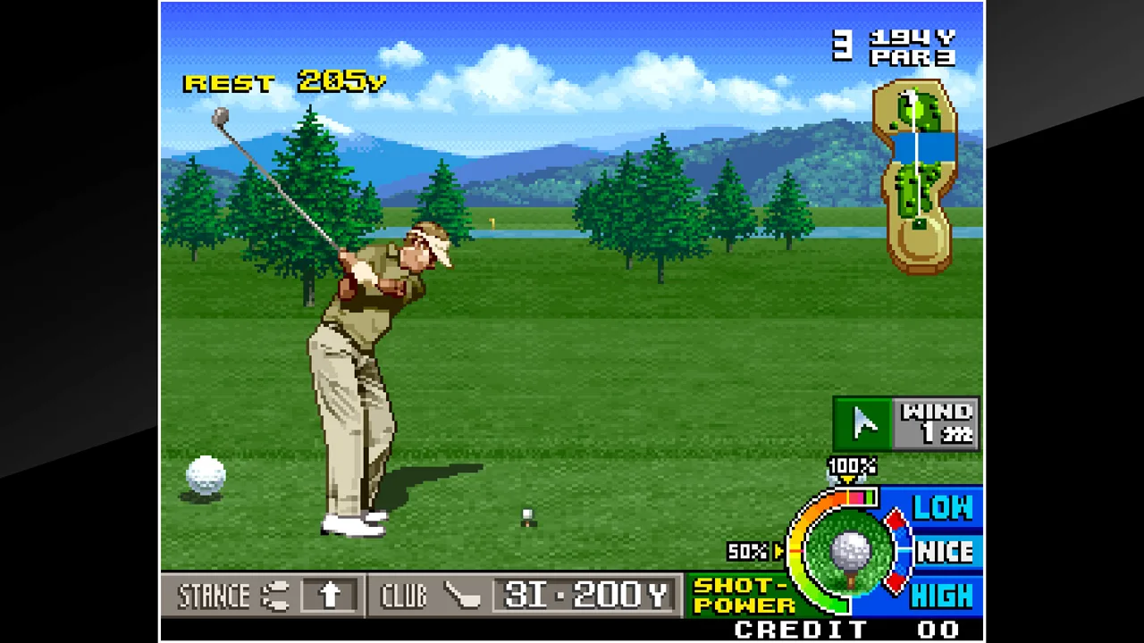 ACA NeoGeo: Big Tournament Golf Screenshot 1